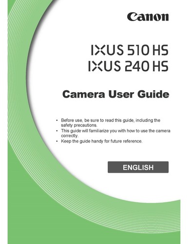 Canon ixus 510hs 240hs printed - 240hs,