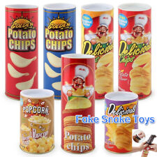 Spoof Jokes Potato Chip Can Toys Spring Snake Prank Trick Funny Toys  Halloween.