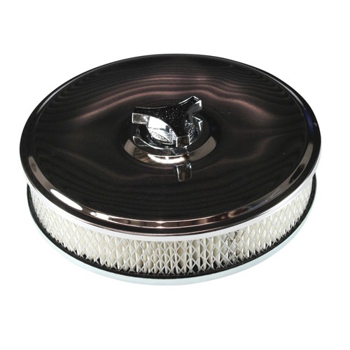 Chrome air cleaner wide x - cleaner, 9"