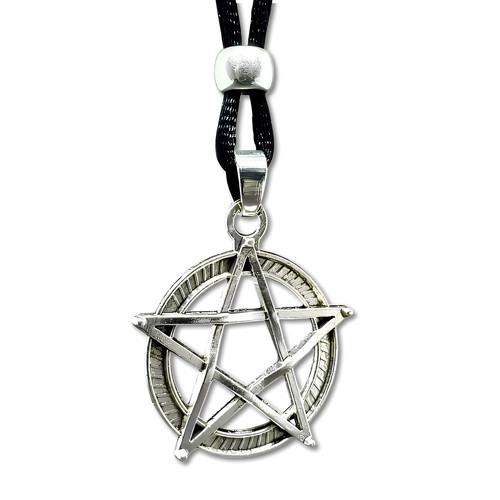 Pentacle pendant necklace - pendant,