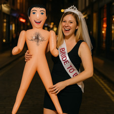 5FT INFLATABLE BLOW UP NAKED MALE MAN NAUGHTY DOLL HEN/STAG NIGHT PARTY