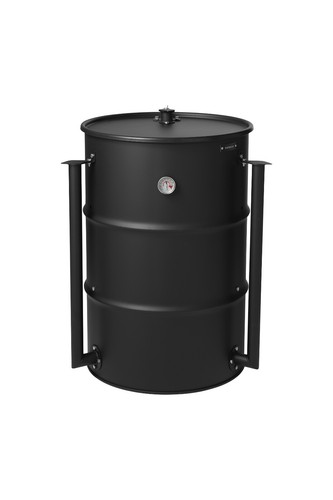 Oil drum bbq smoker - oil,