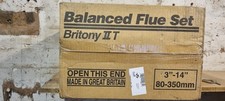  Balanced Flue Set Britony  l l  T     NEW  Unused.  ( Brand Chaffoteaux )