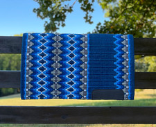 Western Horse Saddle pad Show Blanket 100%NEW ZEALAND WOOL - custom your design