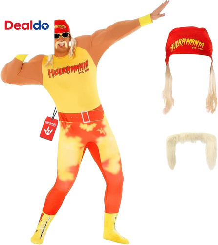 Hulk hogan costume wwe - costume,,