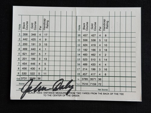 John daly signed crooked - john, stick