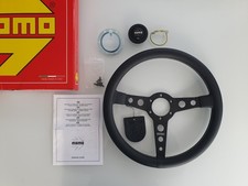 Genuine MOMO Prototipo 350mm 14" steering wheel. Fitted but never used.