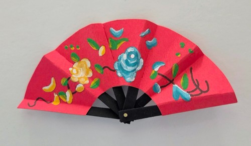 Small asian paper - paper, fan