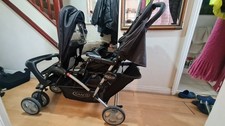 Graco Stadium Duo Black Double Pram