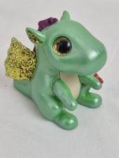Cinder the Green Dragon TY Beanie Boos Mini Boo Series Collectable Figure.