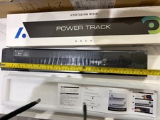 Wall Socket Power Track Strip - UK Standard - 5 Adaptors - 50cm Rail - clearance