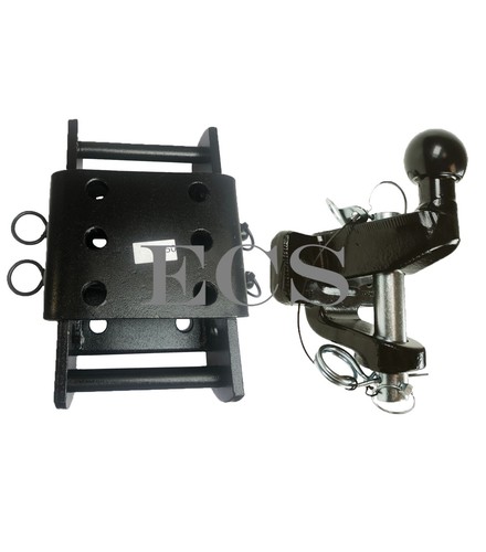 Adjustable tow hitch - adjustable, drop