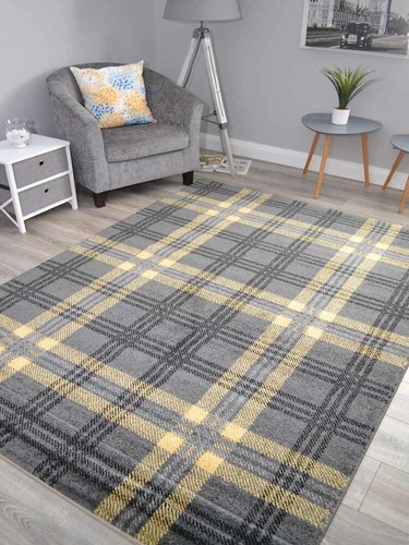 Modern soft tartan rugs - soft,