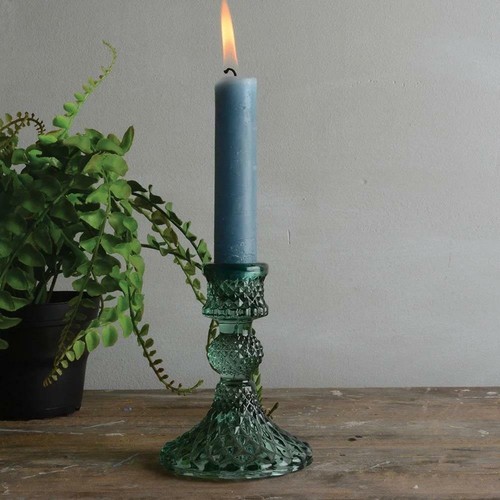 Green glass harlequin - green,