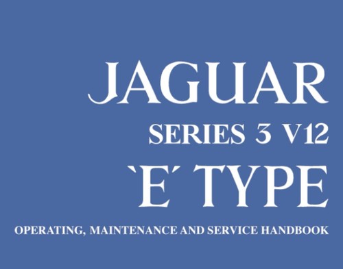 Jaguar type series - series, 3