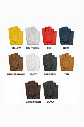 Men half finger chauffeur - half,