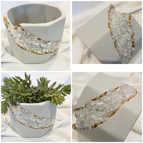 Belvari jewelled planter - belvari,