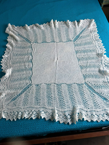 Large vintage hand crocheted - large,