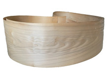 Real wood veneer - 2 sheets 2.5m+ long 1mm thick by 25cm wide _ wood unknown