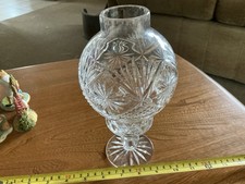 Royal Doulton Crystal 2 Piece Fairy Lamp Candle Holder