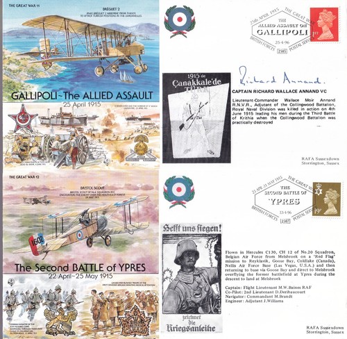 Raf the great war - inc, signed