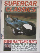 Supercar Classics Spring 1984 featuring Ford GT40, Aston Martin, Jaguar, Bentley
