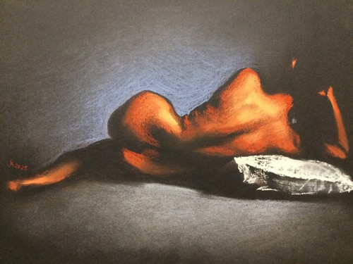 Original art drawing nude - original,