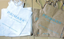 2 Primark Reusable Shopping Bag Tote Double Pairs Handle Shoulder Hand Carrier