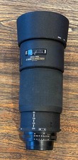 Nikon Nikkor 80-200 2.8 AF ED lens.  V good condition.  Hood, caps + carry case.