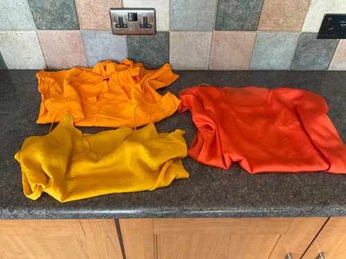 Ladies tops dark - 3, orange