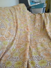 Single William Morris Myrtle Gold Curtain