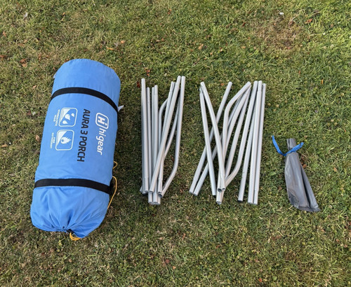 Gear aura porch blue - 3, tent