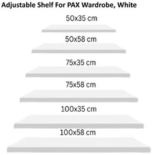 IKEA PAX Wardrobe White Shelf