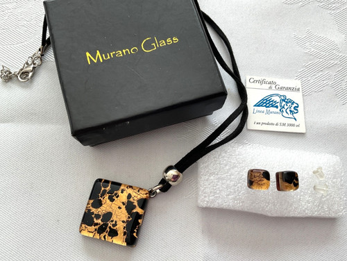 Genuine murano glass pendant - murano,