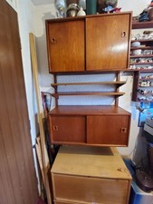 Danish Mid-Century Teak Modular Wall Unit –  Display Cabinet & Shelving