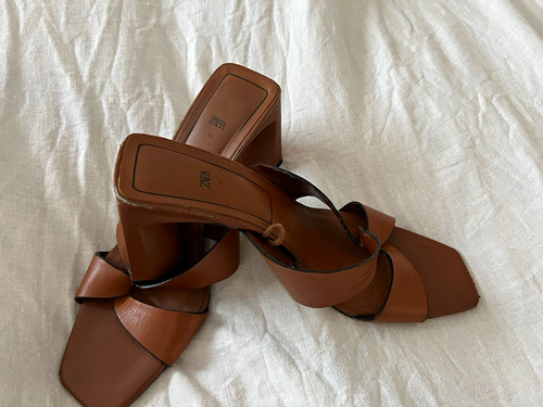 Zara women brown - zara, square