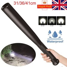 31/36/41cm LED Torch Flashlight Stick Police Security Light Lamp Battery Power