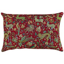 Tapestry Mythical Animals Red