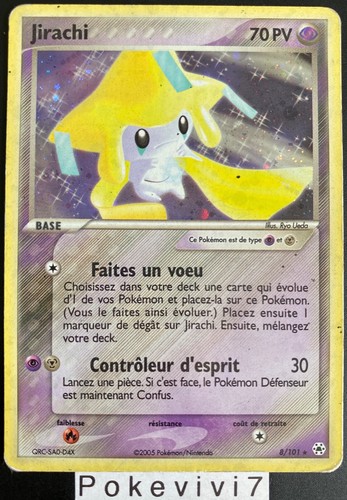 Pokemon card jirachi 101 - jirachi, 8/101