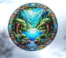 Scenic Decorative Stained