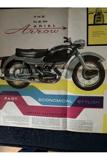Ariel c1960 arrow motorcycle - ,