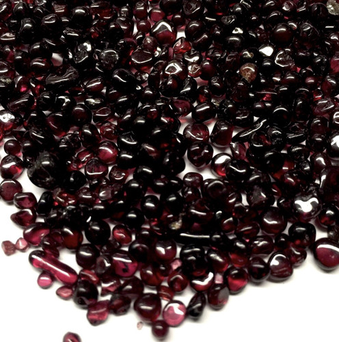 25gms gemstone tumbled - gemstone, hole