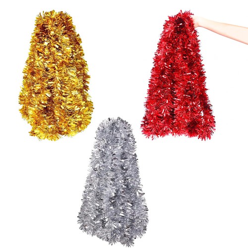 Tinsel christmas tree - tinsel,