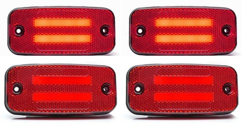 Led red position marker - red,