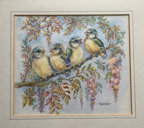 Vintage watercolour painting - vintage,