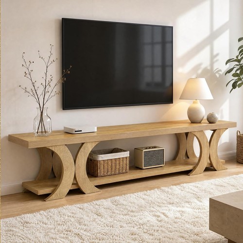 Farmhouse wooden tv - wooden,