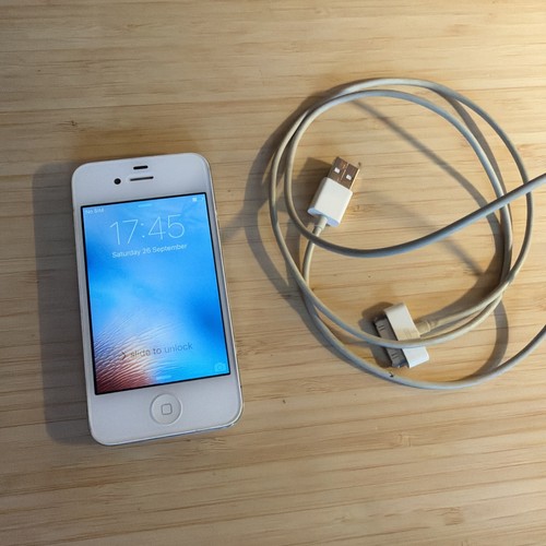Apple iphone white 8gb - 4s,