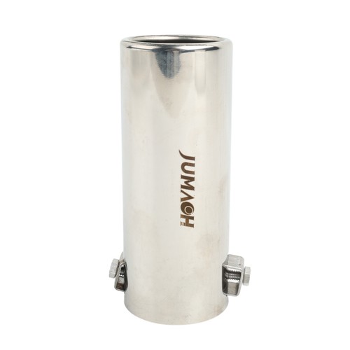 Chrome car muffler end - muffler, exhaust
