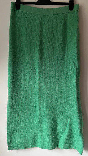 Ladies preloved green long - m&s,