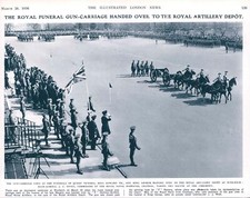 1936 ANTIQUE PRINT ROYALTY